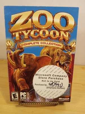 ZOO TYCOON COMPLETE COLLECT/ PC GAME/ BRAND NEW FACTORY SEALED/WIN 98/ FREE SHIP