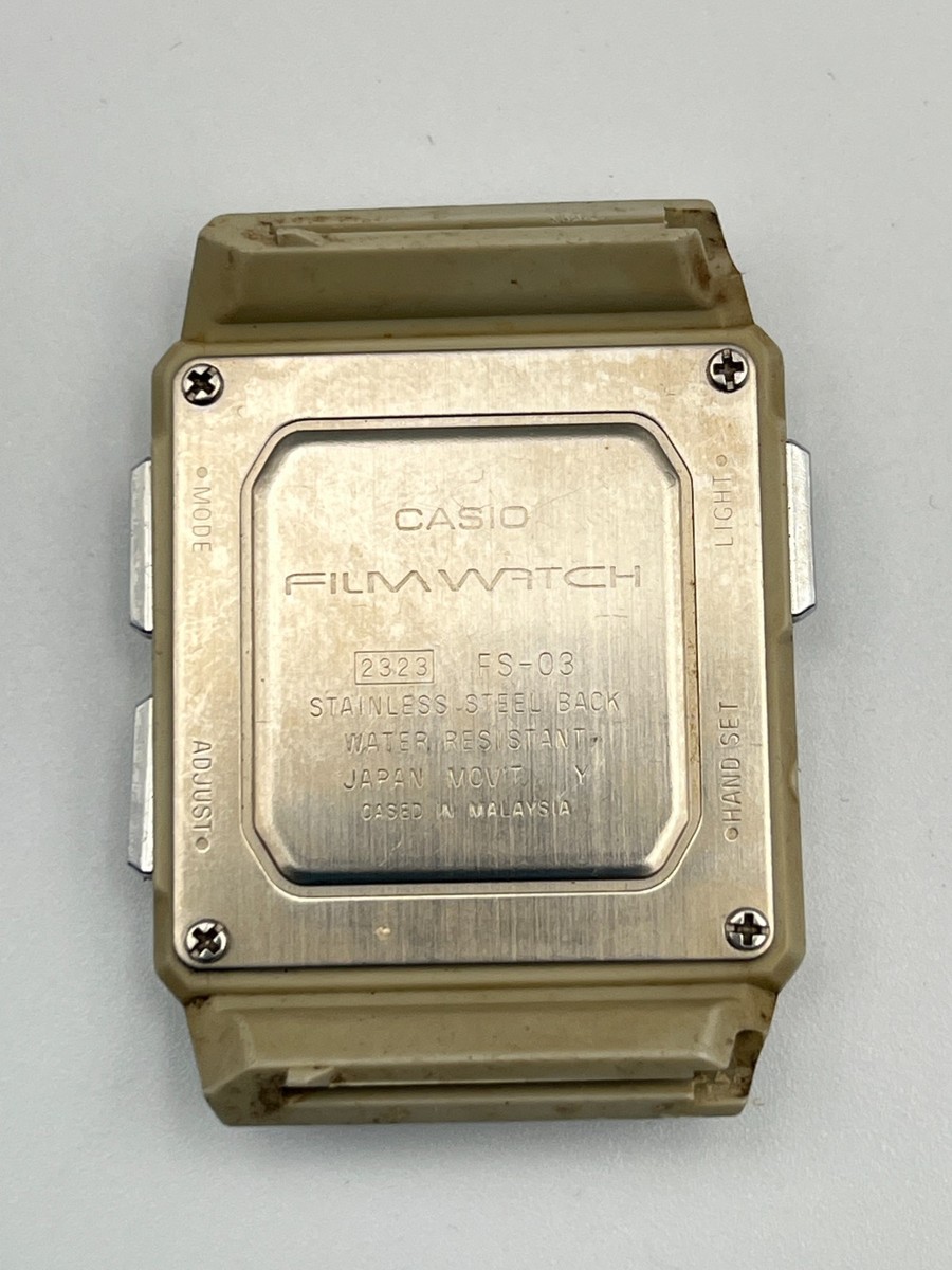 CASIO Film Watch PELA FS-03 FS-05 Set Vintage Ana-Digi Quartz No CASIO Film Watch PELA FS-03 FS-05 Set Vintage Ana-Digi Quartz No