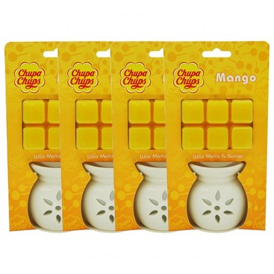 4x Chupa Chups - Wax Melts & Burner - Mango - 60g