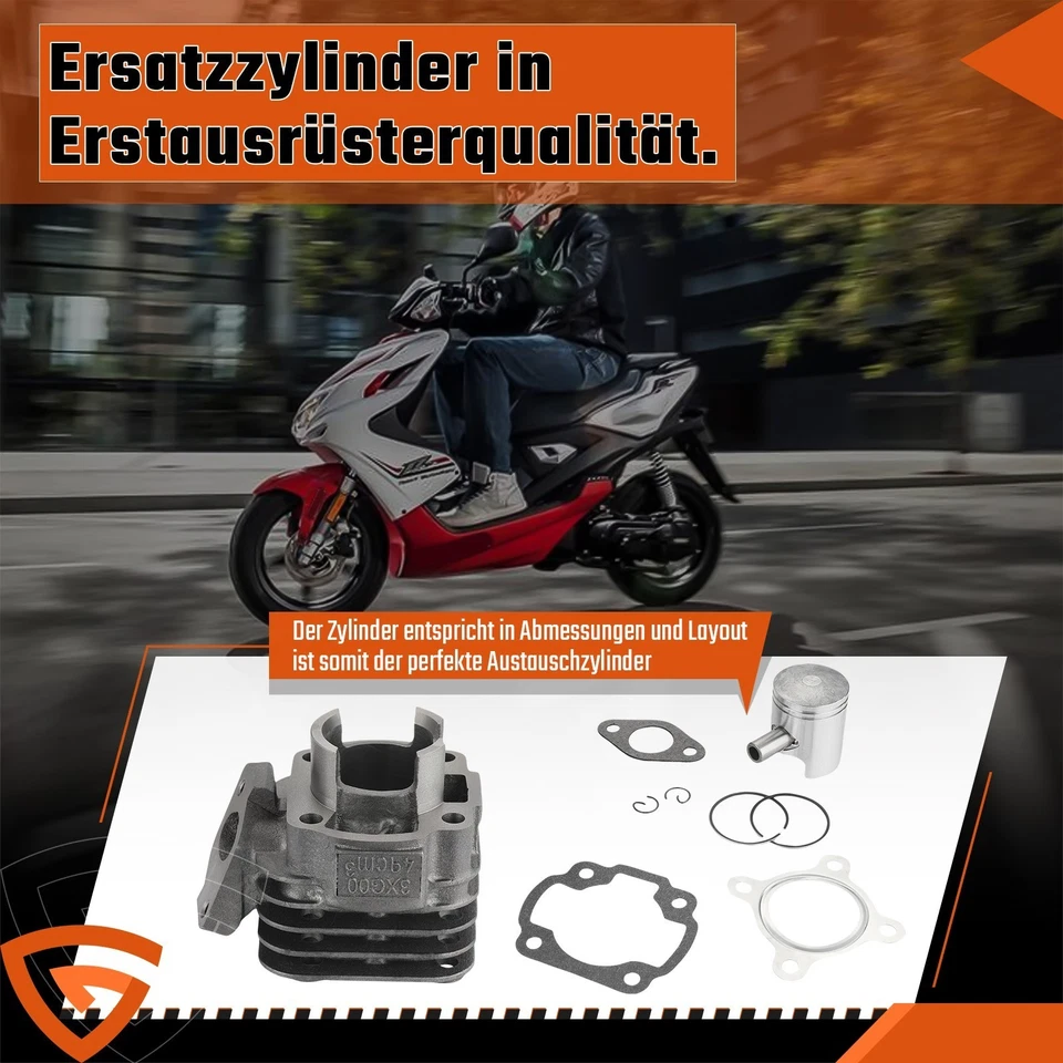 50cc Ersatz Zylinder Zylinderkit Für CPI Keeway Roller ATU Explorer Cracker Race - Bild 4 von 4