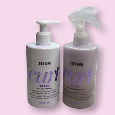 Color Wow Curl Wow Flo-etry Vital Natural Serum + Shook Mix + fix Bundling.*