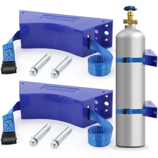 2pcs Propane Tank Holder Cylinder Wall Mounted Bracket Gas Cylinder Bracket Dura