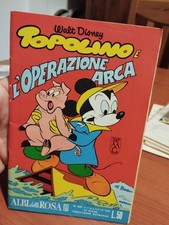 ALBI DELLA ROSA- DISNEY n. 547 "Topolino e l'operazione Arca " 1965 Edicola