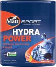 MATT SPORT HYDRA POWER INTEGRATORE REINTEGRO SALI MINERALI ENERGIA 400 G 2026