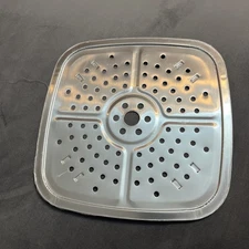 Copper Chef Steamer Tray Insert Square 9.25” X 9.25” Stainless Steel Lot N