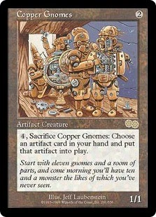 Magic MTG - Copper Gnomes - Epopée d'Urza - EXC - EN - Photo 1/1