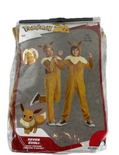 Pokemon Eevee Child Small XL 14-16 Disguise Halloween Costume Cosplay New
