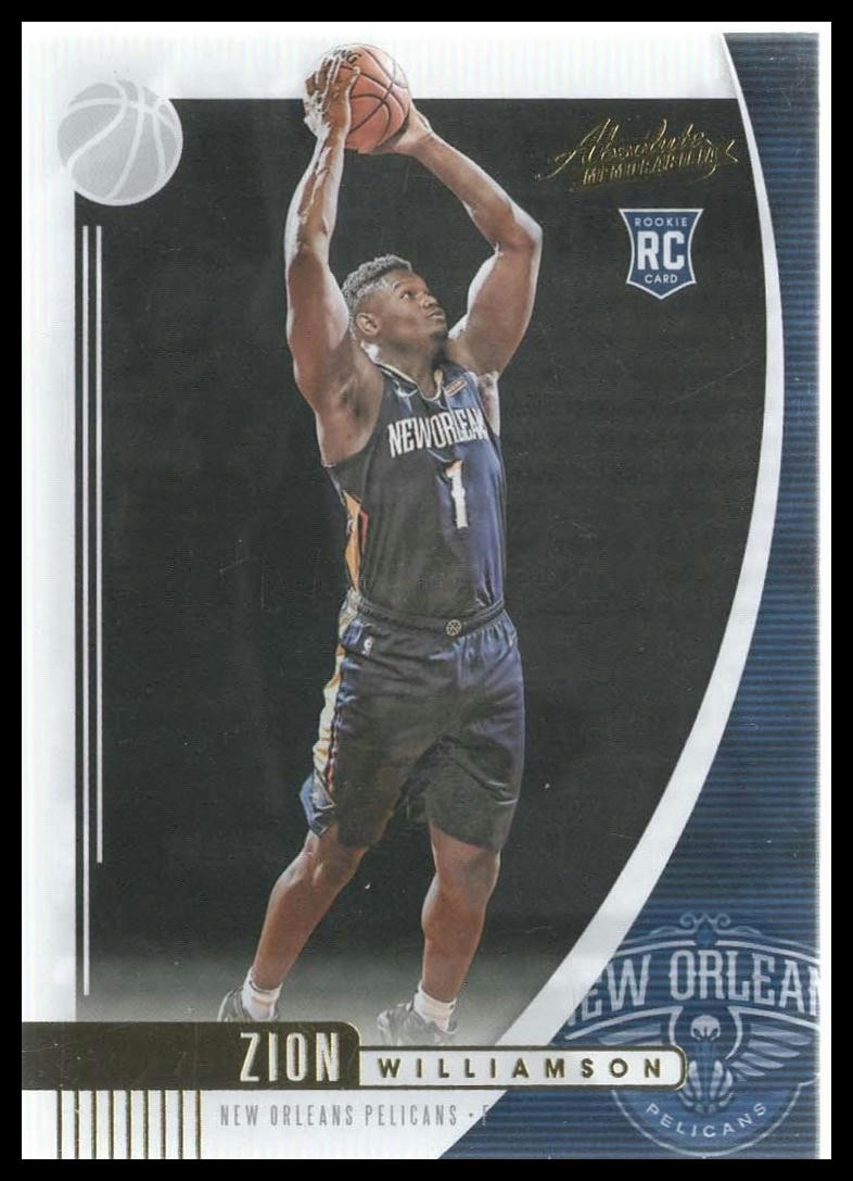 2019-20 Panini Absolute Memorabilia #16 Zion Williamson