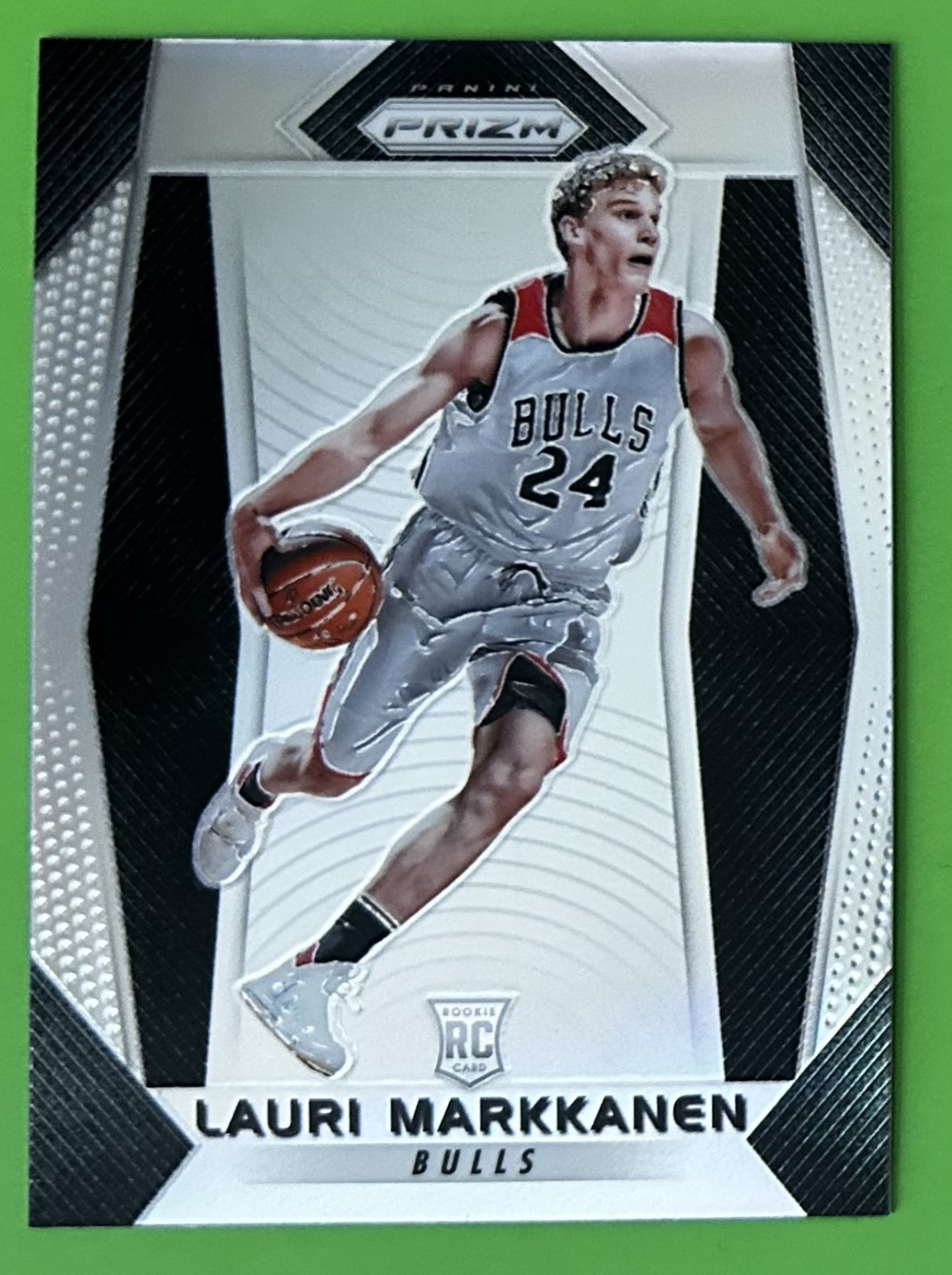 Lauri Markkanen 2017 Panini Prizm - #247 Silver Prizm (RC)!