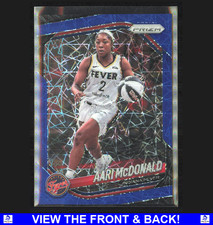 Aari McDonald 2025 Panini Prizm WNBA Blue Velocity Holo Prizm IND Fever 121