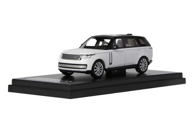 LCD Models 1/64 LAND ROVER RANGE ROVER WHITE & BLACK 2022 Diecast - LCD64031-BW