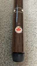 Dufferin 2 Two Piece Pool Cue Stick - Vintage Red Maple Leaf Logo 58.5”