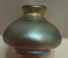 ORIGINAL ANTIQUE TIFFANY STUDIOS MINIATURE FAVRILLE CABINET VASE