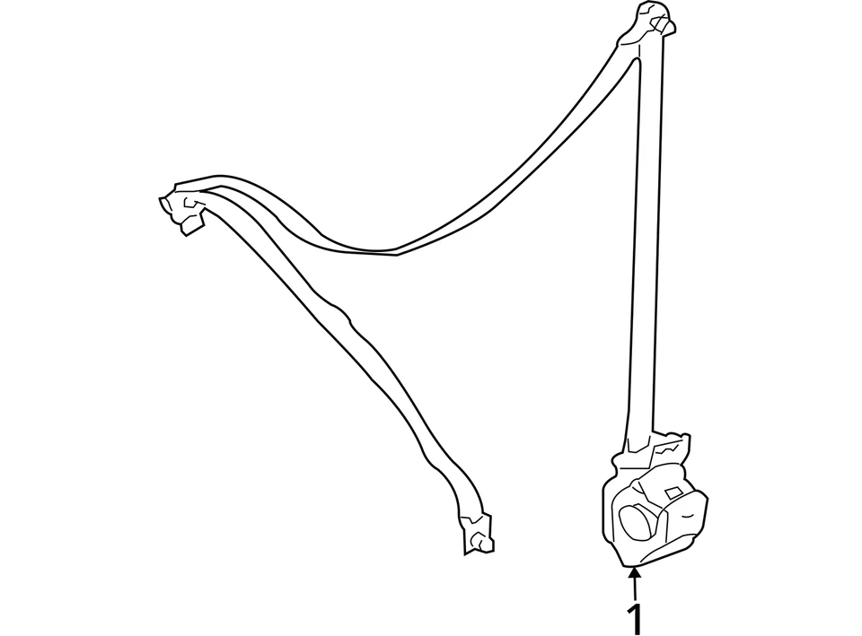 Seat Belt Front Bucket Seat Driver Retractor Fits 08-11 MAZDA TRIBUTE 716487 - Imagem 4 de 4