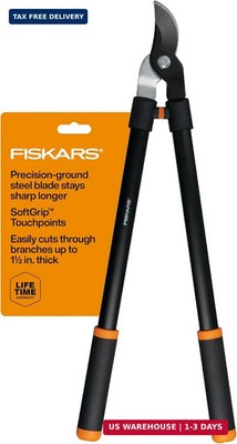 Fiskars 28'' Loppers for Tree Trimming, Heavy Duty, Rust-Resistant Sharp Bypass S