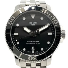 Tissot Seastar 1000 Powermatic 80 Automatic Watch Black, Date, 30ATM Used