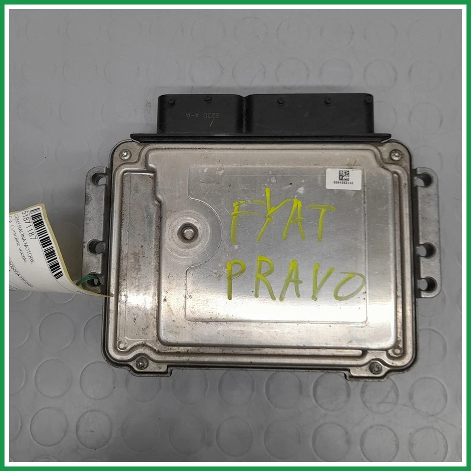 Centralina Motore Iniezione Bosch 0281016198 Fiat Bravo II 51871187 2008 2009 - Immagine 2 di 4