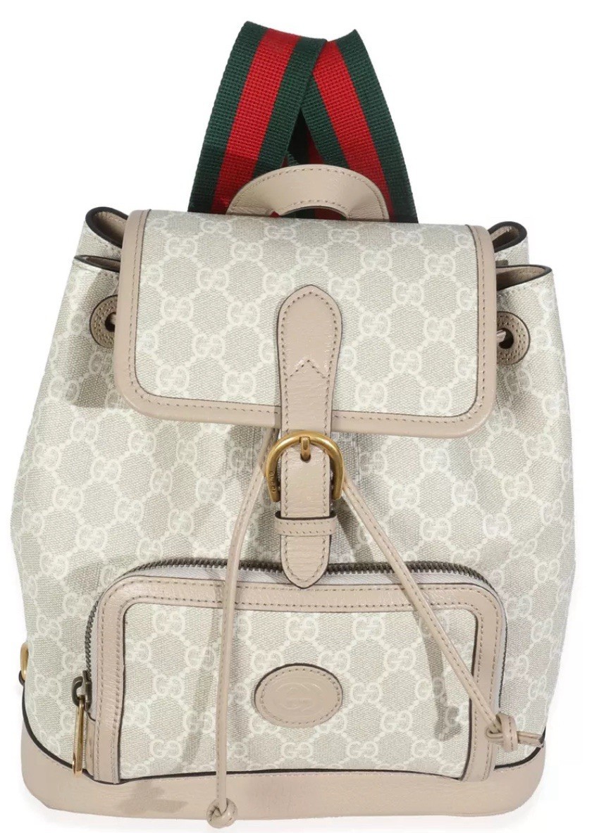 Gucci Azalea Interlocking G Backpack Pre-Owned Un… - image 1