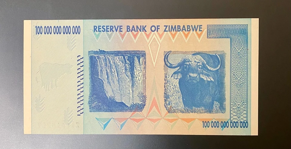 Zimbabwe - 100 Trillion Dollars - ZA Prefix - 2008 Replacement - Pick 91r-UNC - Image 3 of 4