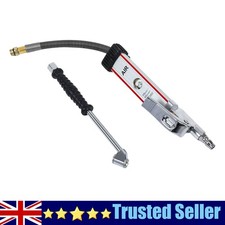 Professional Garage Air Line Tyre Inflator Inflater Pneumatic Dial Meter Tester