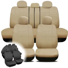 For Nissan 5-Seat Car Seat Cover Front Rear Full Set Protector Cushion Polyester