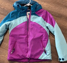 Obermeyer Tabor Ski Jacket Insulated Winter Coat Teen Girls L 14/16 Color Block