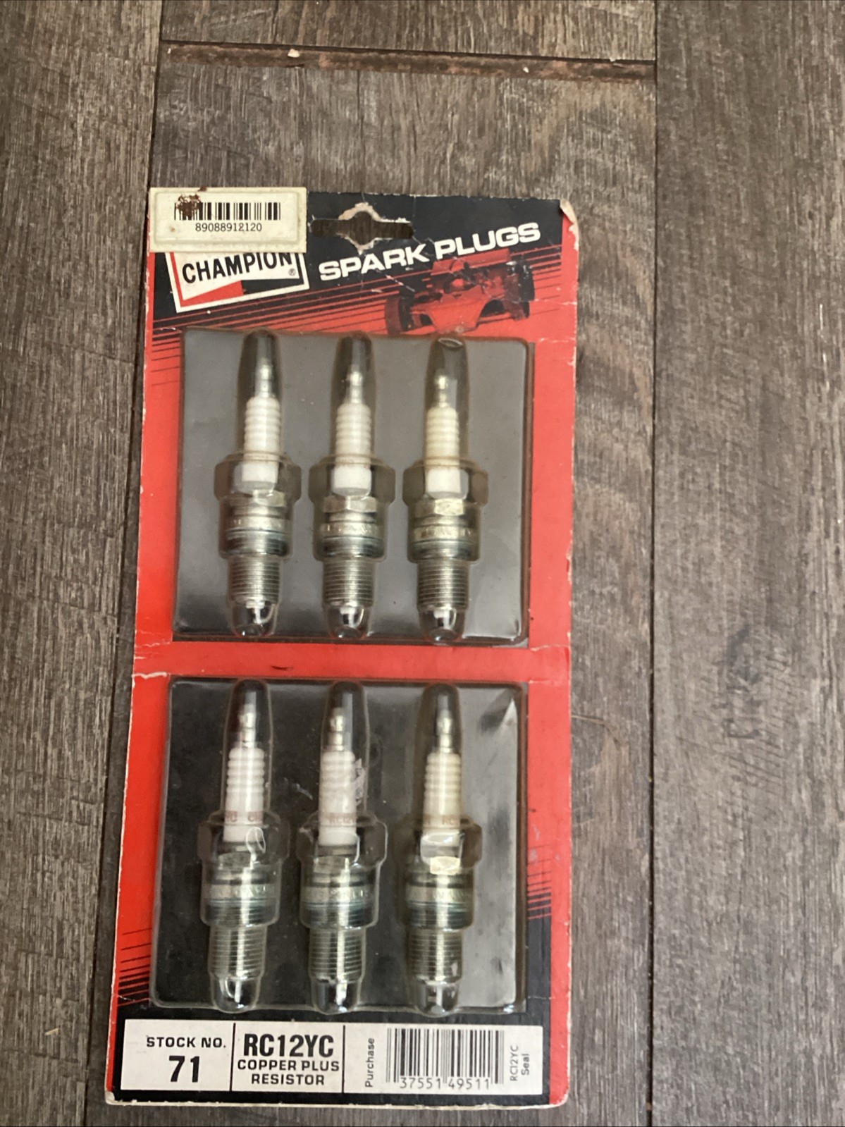 Champion Spark Plugs Stock No. 71 RC12YC 6 Pack