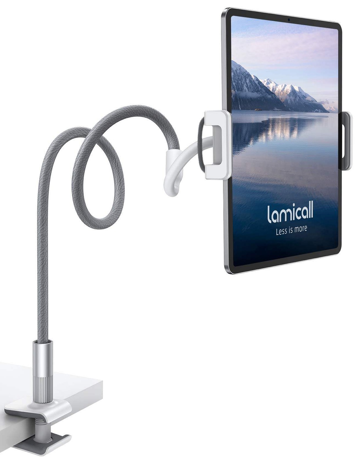 Lamicall Gooseneck Tablet Holder, Universal Tablet Stand - 360 Flexible Lazy Arm