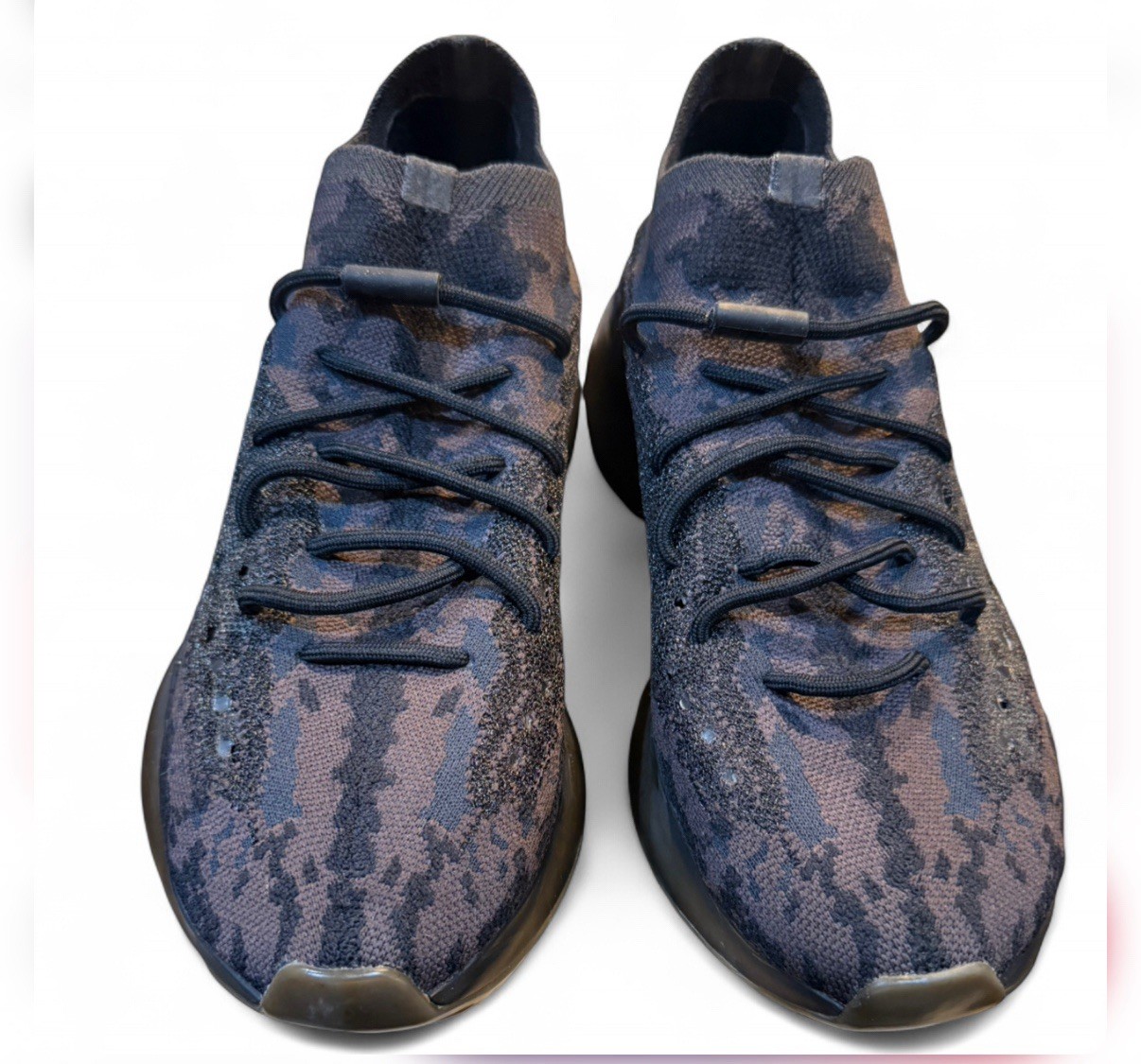 adidas Yeezy Boost 380 Low Onyx Black FZ1270 Onyx Non-Reflective Men's size 12