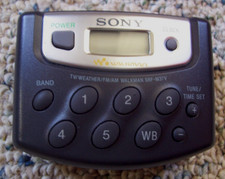 Sony Walkman SRF-M37V Portable AM/FM Weather Band Radio with Belt Clip