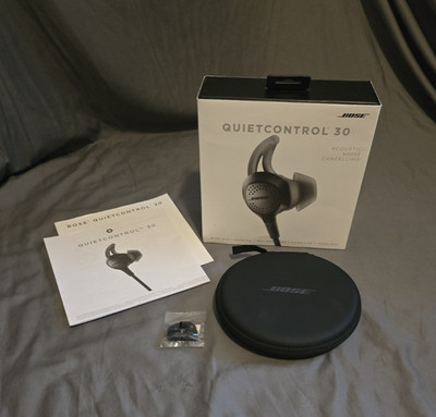 Bose QuietControl 30: Case, Box, Instructions, Large Ear Tips (*NO* headphones)