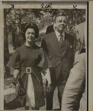 1970 Us Supreme Court Judge Harrold Carswell Senate Defeat & Wife Photo 8x10