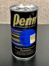 Penn Ultra-blue Pressureless Racquetballs USA Vintage UNOPENED Can of 2 NOS 