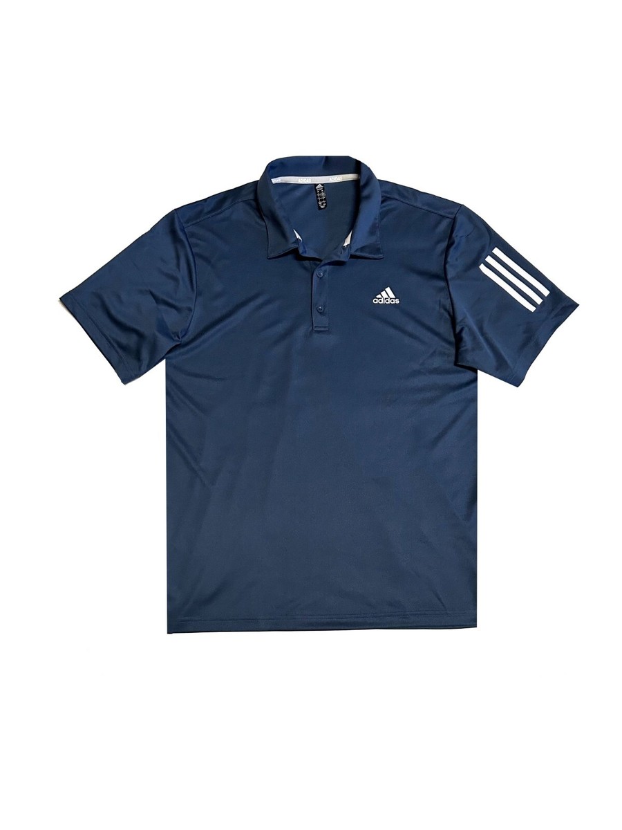 adidas Solid Performance Short Sleeve Ladies Golf Polo Shirt - Navy adidas Solid Performance Short Sleeve Ladies Golf Polo Shirt - Navy