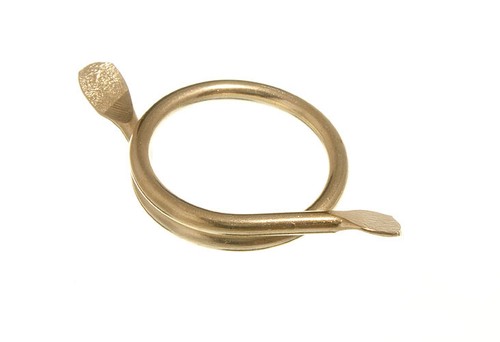 100 X Anelli Per Tende In Tessuto Ottone Diametro Interno 18Mm