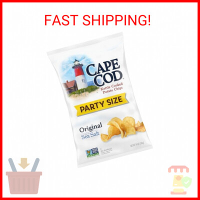 Cape Cod Potato Chips, Original Kettle Chips, 14 Oz Party Size