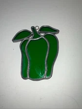Green Bell Pepper Vintage Sun catcher