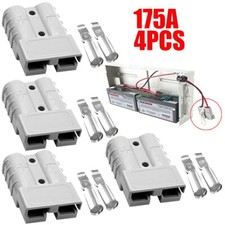 4pcs TERMINAL BATTERY POWER CONNECTOR 175 AMP-600V Gray US