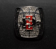 SDSU Aztecs Men's Basket Ball Final Four Replica Championship Ring Size 10