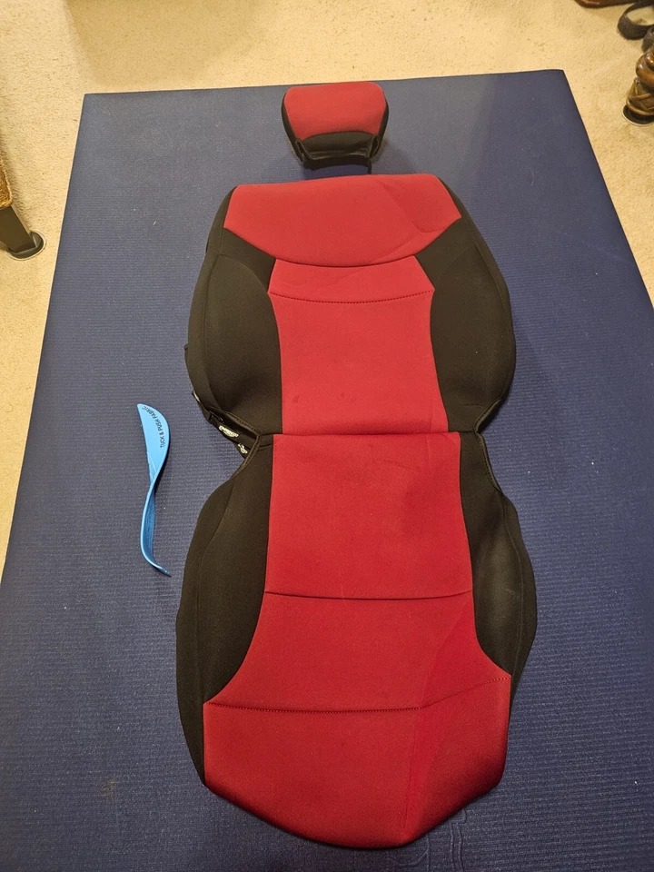 Cubiertas de asiento/reposacabezas de neopreno genuino grado CR 2015 Honda Civic SE Foto 2 de 4