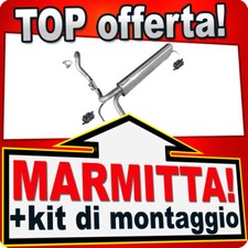 Silenziatore Posteriore per FIAT PUNTO / GRANDE / EVO 1.4 Natural Power Marmitta