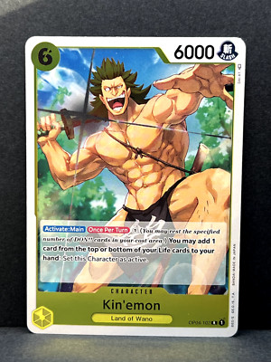 One Piece Kin emon Foil OP04-102 Rare Kingdoms Of Intrigue  - NM