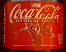 Moon Knight Marvel Coca-Cola Limited Time Collectible Bottle Sealed Coke Soda