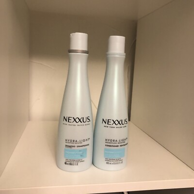 2 PK Set Lot Nexxus Hydra Light Weightless Shampoo & Conditioner Original 13.5oz