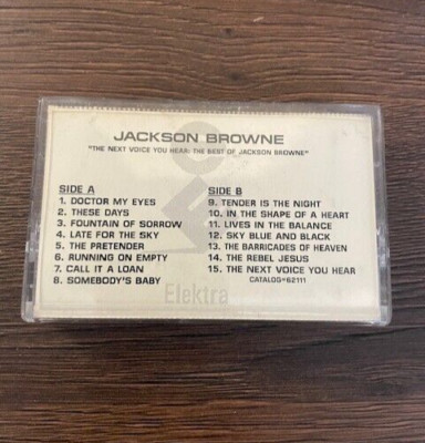 ELEKTRA ENTERTAINMENT PROMO-KASSETTE - JACKSON BROWNE - NÄCHSTE STIMME, DIE SIE HÖREN