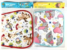 Daiso Disney Toy Story & Dumbo Meal Apron For kids 2pieces Set New Japan