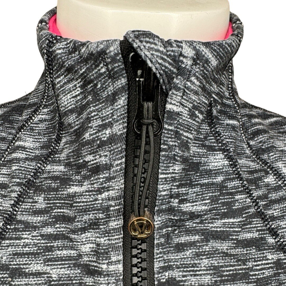 Lululemon Define Jacket Dramatic Static 8 Black W… - image 5