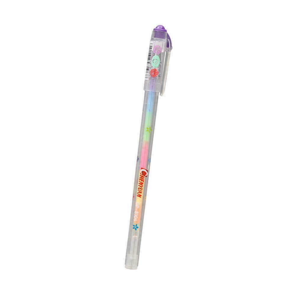 6-Color Creative Gel Highlighter Pens for School & Office  -image