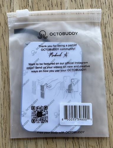 Octobuddy (2) Silicone Suction Phone Case Adhesive Mount (New) Blue - Photo 2 sur 7