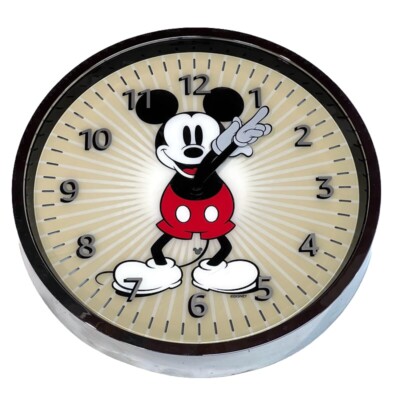 Disney Mickey Mouse Edition Amazon Echo Alexa Wall Clock Digital LED Smart  Disp